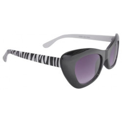 Lunettes de soleil big butterfly Zebra black