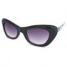 Lunettes de soleil big butterfly Zebra black