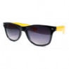 Bicolor Wayfarer Sonnenbrille ruby schwarz orange