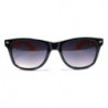 Bicolor Wayfarer Sonnenbrille ruby schwarz orange