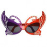 Lunettes de soleil party big butterfly purpl