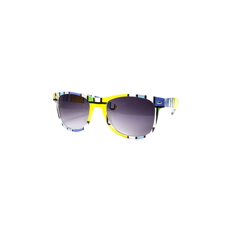 Color Brick Wayfarer Sonnenbrille ice grün blau