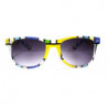 Color Brick Wayfarer Sonnenbrille ice grün blau