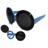 Lunettes de soleil flap party micky mouse blue