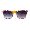 Color Brick Wayfarer Sonnenbrille ice pink gelb