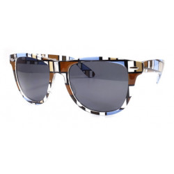 Brick Design Wayfarer Sonnenbrille ice braun