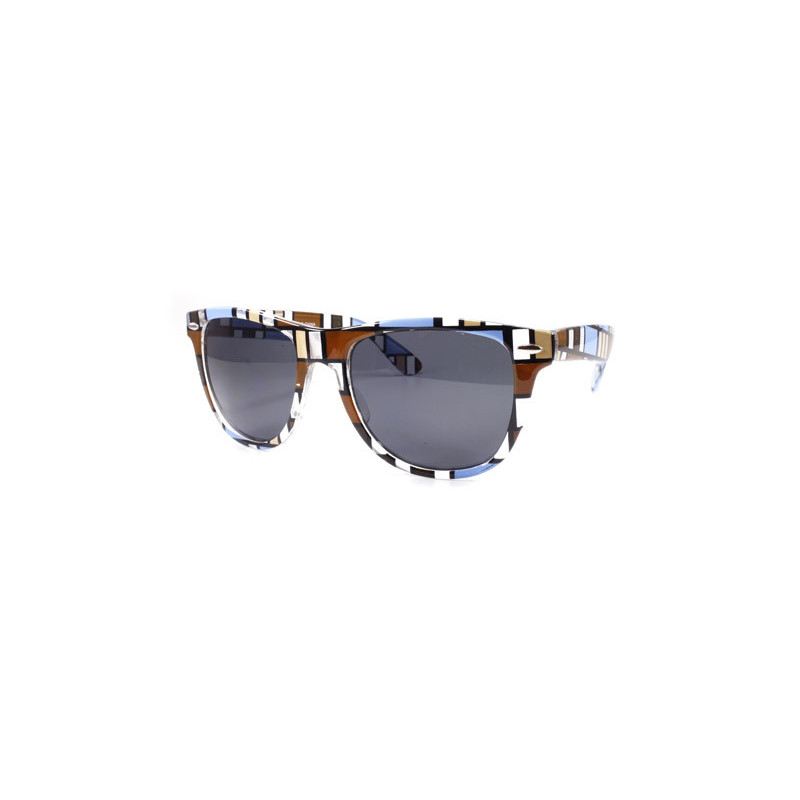 Brick Design Wayfarer Sonnenbrille ice braun