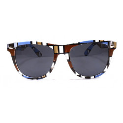 Brick Design Wayfarer Sonnenbrille ice braun