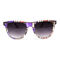 Brick Design Wayfarer Sonnenbrille ice purple