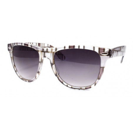 Brick Design Wayfarer Sonnenbrille ice grau