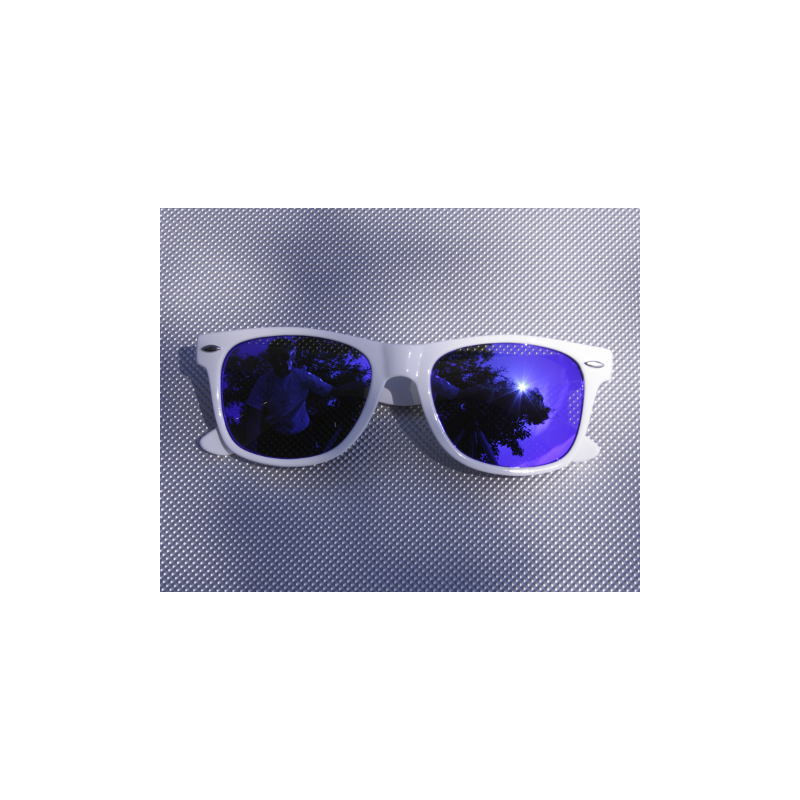 Revo Wayfarer Sonnenbrille UNICORN weiss violett