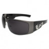 Lunettes de soleil locsÂ® hardcore designer hybrid 52-lo gunmeta