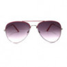 Bicolor Aviator Sonnenbrille Pilotenbrille weiss pink