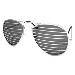 Lunettes de soleil shutter pilot aviator smoke chrome