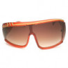 Lunettes de soleil vintage asymmetric fashion red