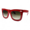 Bold Wayfarer Sonnenbrille Style Hit rot gsk