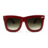 Bold Wayfarer Sonnenbrille Style Hit rot gsk