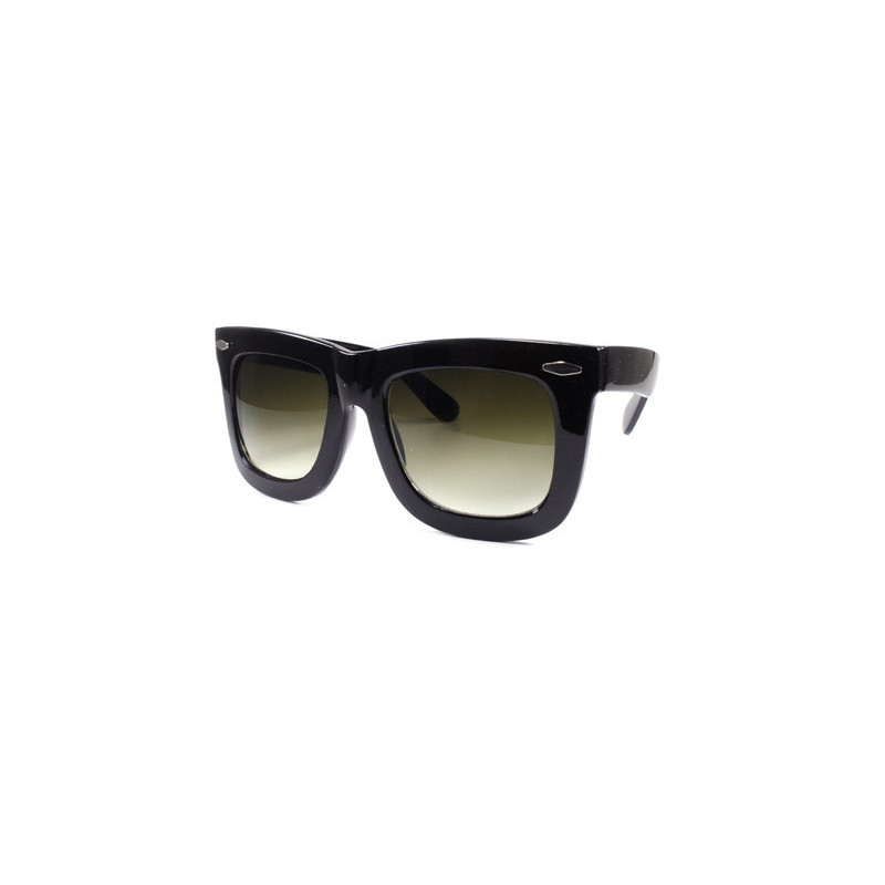 Bold Wayfarer Sonnenbrille Style Hit schwarz gsk