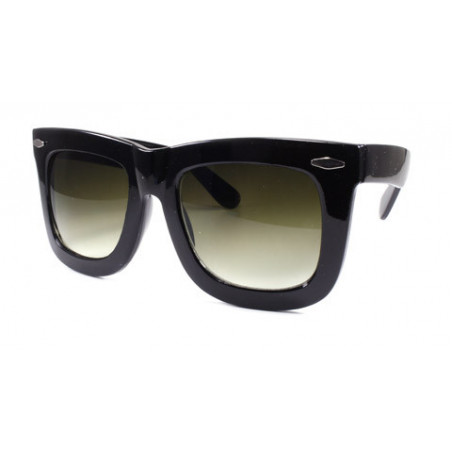 Bold Wayfarer Sonnenbrille Style Hit schwarz gsk