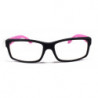 Square Nerd Wayfarer Sonnenbrille schwarz pink