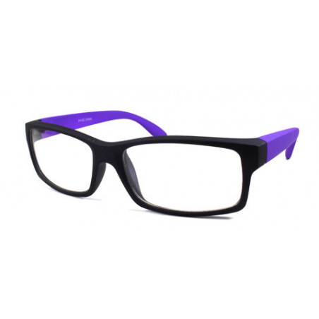 Square Nerd Wayfarer Sonnenbrille schwarz purple