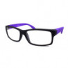 Square Nerd Wayfarer Sonnenbrille schwarz purple