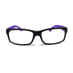 Square Nerd Wayfarer Sonnenbrille schwarz purple
