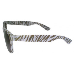 Lunettes de soleil wayfarer safari animals zebra classic