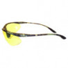 Lunettes de soleil shooting-sport designer brun