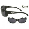 Lunettes de soleil locsÂ® hardcore designer airy 44-lo black shi