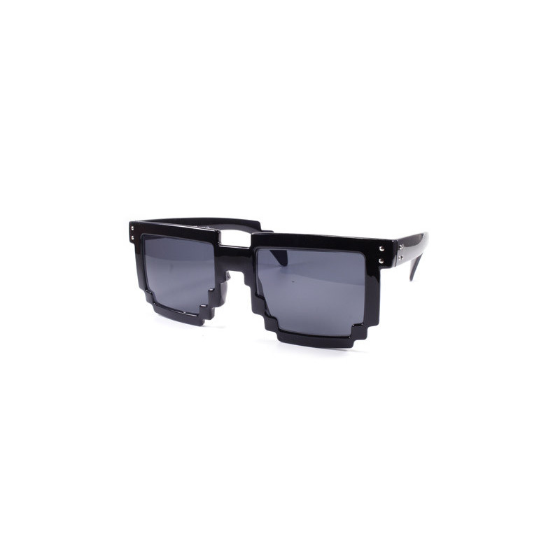 Pixel Retro Gamer Sonnenbrille schwarz