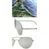 Lunettes de soleil mirroir pilot size M gold