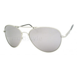 Lunettes de soleil mirroir pilot grÃ¶sse m chrome