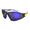 Lunettes de soleil sport designer revolens ps45 blue-yellow