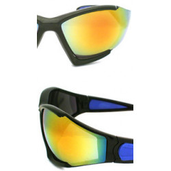 Lunettes de soleil sport designer revolens ps45 blue-yellow