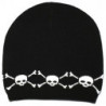 QuirinusÂ® Beanie Skull Circle Design black