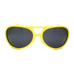 Lunettes de soleil retro party aviator elvis rt67 yellow