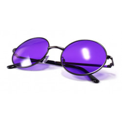 John Lennon Sonnenbrille Grösse XL gunmetal purple