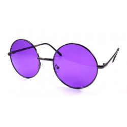 John Lennon Sonnenbrille Grösse XL gunmetal purple