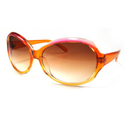 Lunettes de soleil classic vogue fashion liquid orange pink