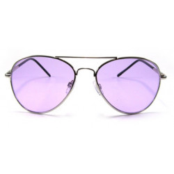 Lunettes de soleil crazy colors aviator chrome/ purple