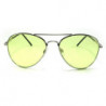 Lunettes de soleil crazy colors aviator chrome/ vert