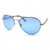 Lunettes de soleil crazy colors aviator chrom/blau