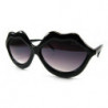 Lunettes de soleil party kiss lips sexy black