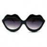 Lunettes de soleil party kiss lips sexy black