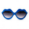 Lunettes de soleil party kiss lips sexy blue