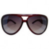 Lunettes de soleil vintage big stunna aviators red