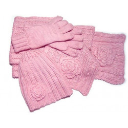 3-pc Ladies Winterset de QuirinusÂ® pink-rose