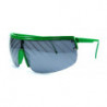 Lunettes de soleil designer combo shutters green