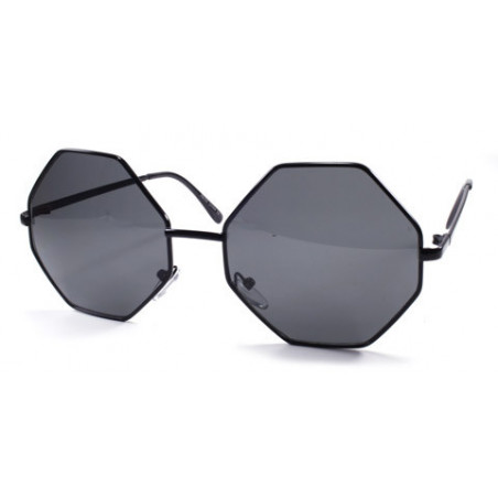 Big Octagon Party Sonnenbrille black smoke